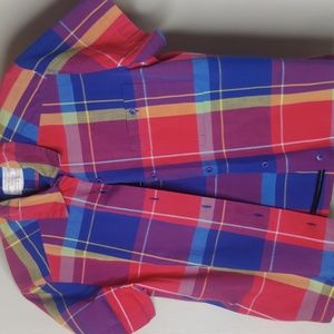 Excellent condition men's button up multi colors
